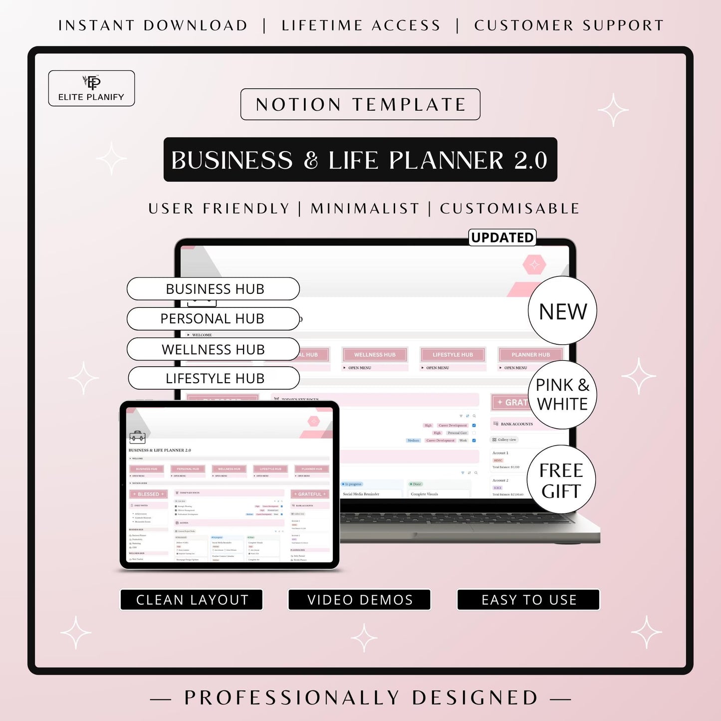 Notion Business & Life Planner Template
