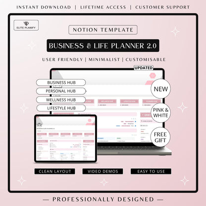 Notion Business & Life Planner Template