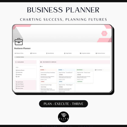 Notion Business & Life Planner Template