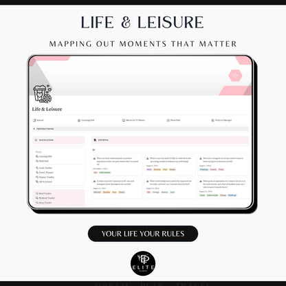 Notion Business & Life Planner Template