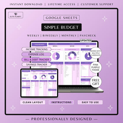 Budget Planner Google Sheets