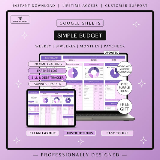Budget Planner Google Sheets