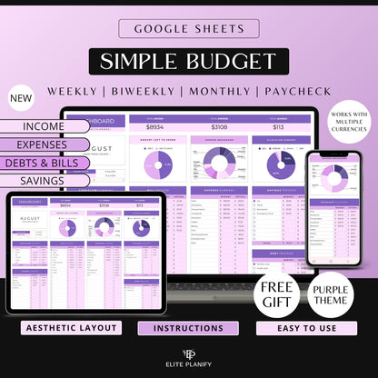 Budget Planner Google Sheets